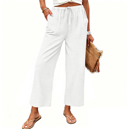 🔥New Arrivals & Special Offers-Women's Casual Wide-Leg Drawstring Pants