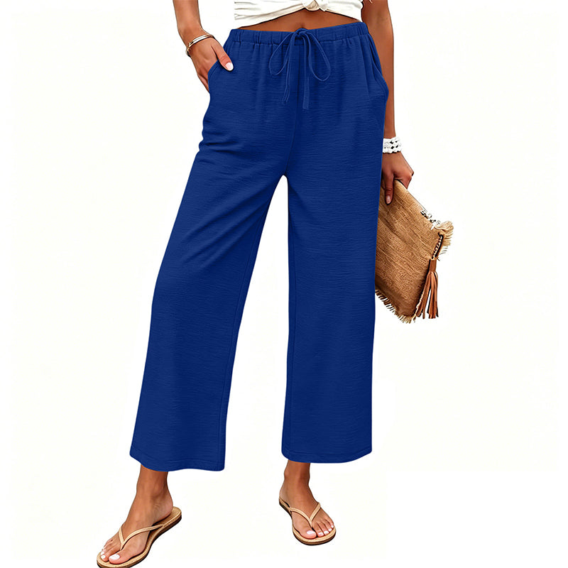 🔥New Arrivals & Special Offers-Women's Casual Wide-Leg Drawstring Pants