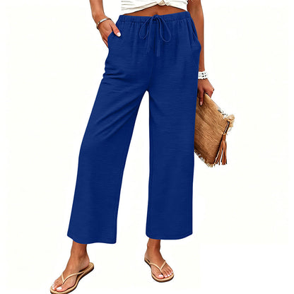 🔥New Arrivals & Special Offers-Women's Casual Wide-Leg Drawstring Pants