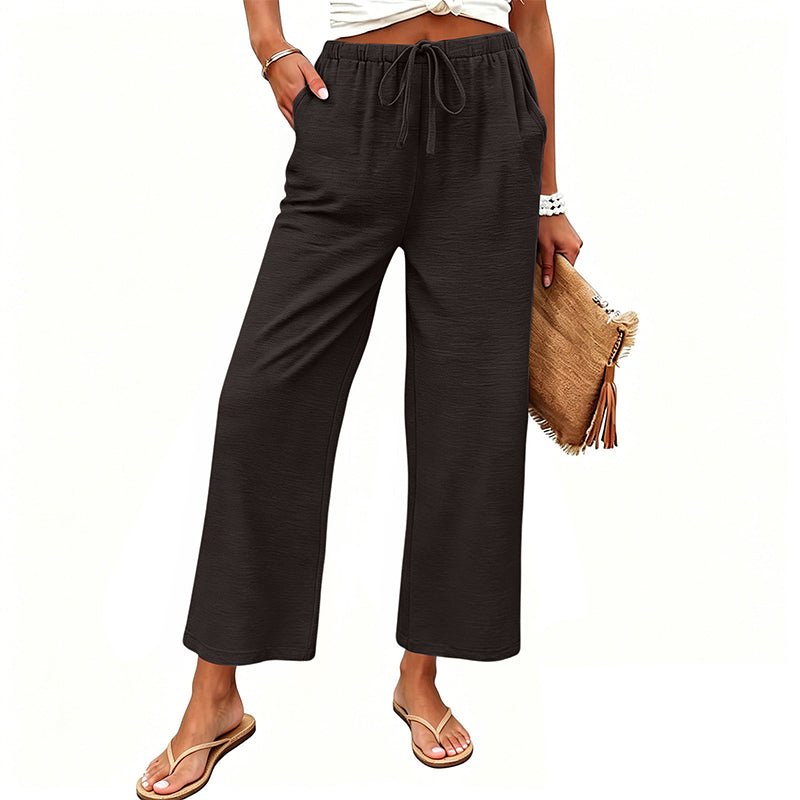 🔥New Arrivals & Special Offers-Women's Casual Wide-Leg Drawstring Pants