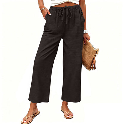 🔥New Arrivals & Special Offers-Women's Casual Wide-Leg Drawstring Pants