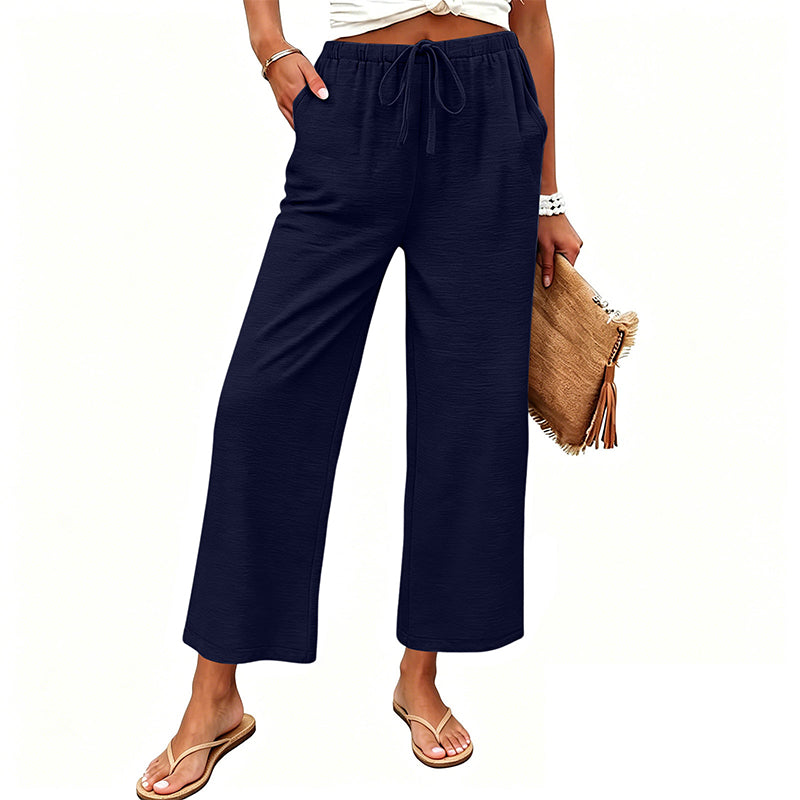 🔥New Arrivals & Special Offers-Women's Casual Wide-Leg Drawstring Pants