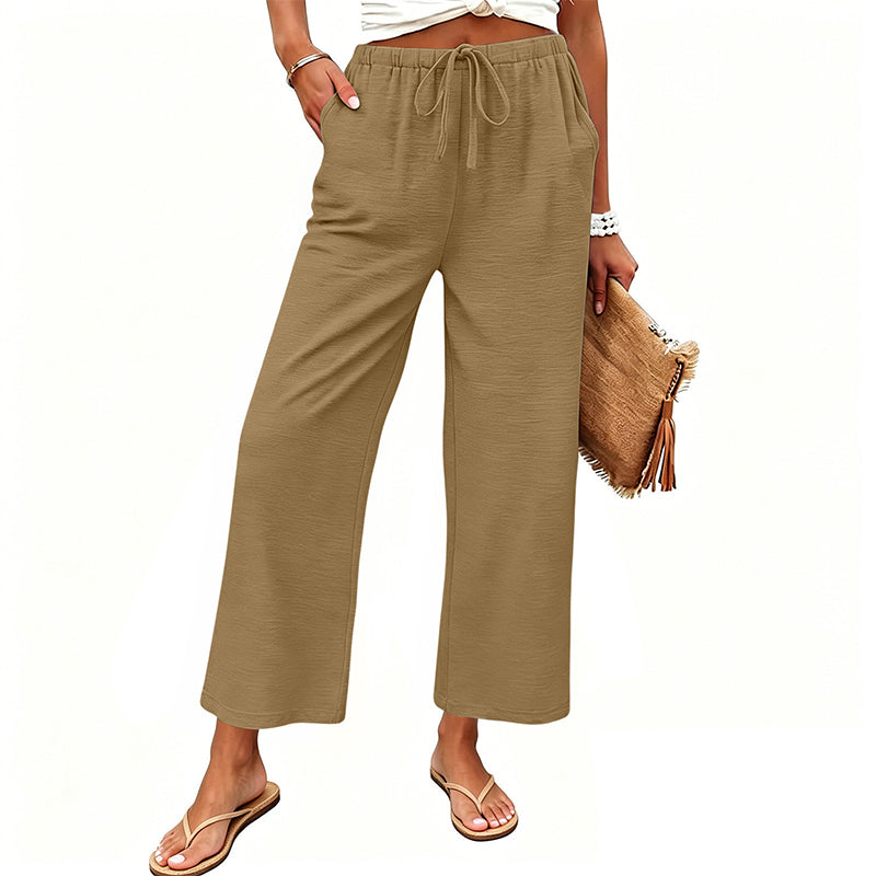 🔥New Arrivals & Special Offers-Women's Casual Wide-Leg Drawstring Pants