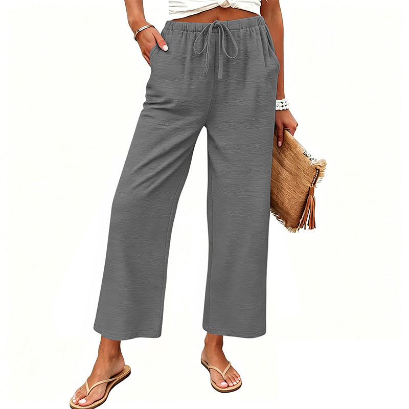 🔥New Arrivals & Special Offers-Women's Casual Wide-Leg Drawstring Pants