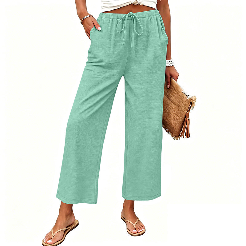 🔥New Arrivals & Special Offers-Women's Casual Wide-Leg Drawstring Pants