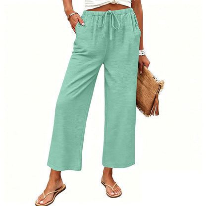 🔥New Arrivals & Special Offers-Women's Casual Wide-Leg Drawstring Pants