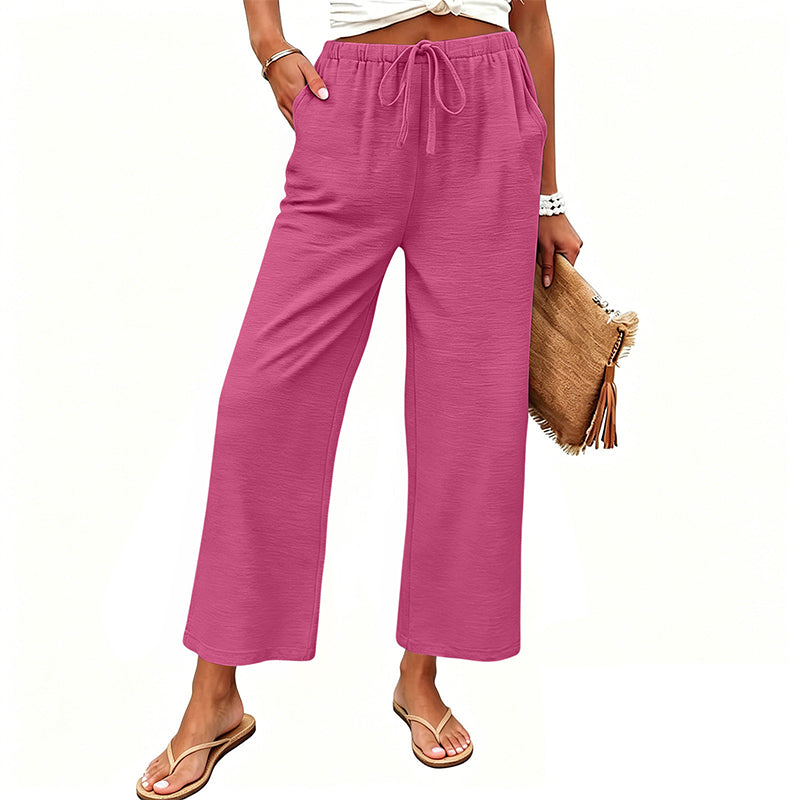 🔥New Arrivals & Special Offers-Women's Casual Wide-Leg Drawstring Pants