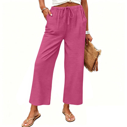 🔥New Arrivals & Special Offers-Women's Casual Wide-Leg Drawstring Pants