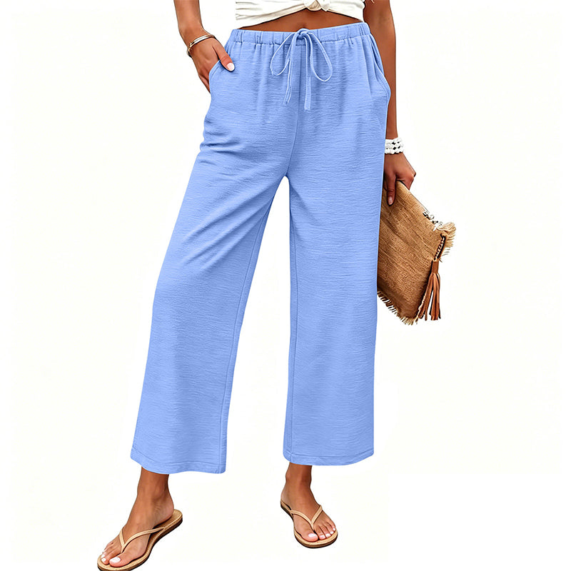 🔥New Arrivals & Special Offers-Women's Casual Wide-Leg Drawstring Pants