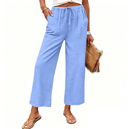 🔥New Arrivals & Special Offers-Women's Casual Wide-Leg Drawstring Pants