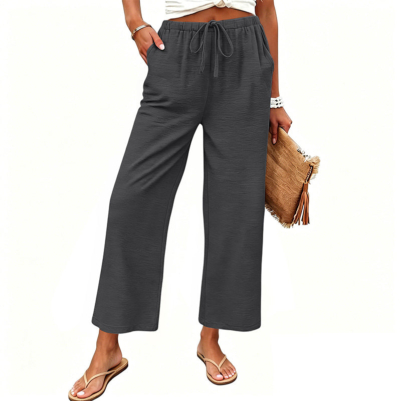 🔥New Arrivals & Special Offers-Women's Casual Wide-Leg Drawstring Pants