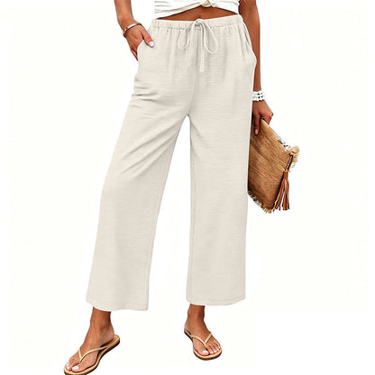 🔥New Arrivals & Special Offers-Women's Casual Wide-Leg Drawstring Pants