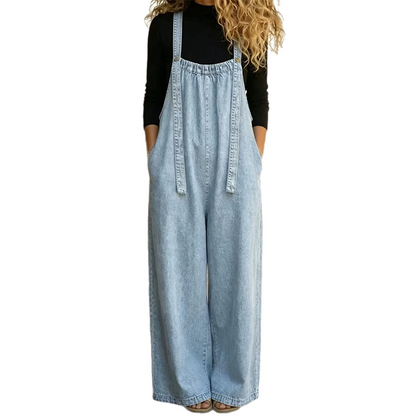 🔥New Arrivals & Special Offers-Women's Casual Loose Fit Denim Style Overalls