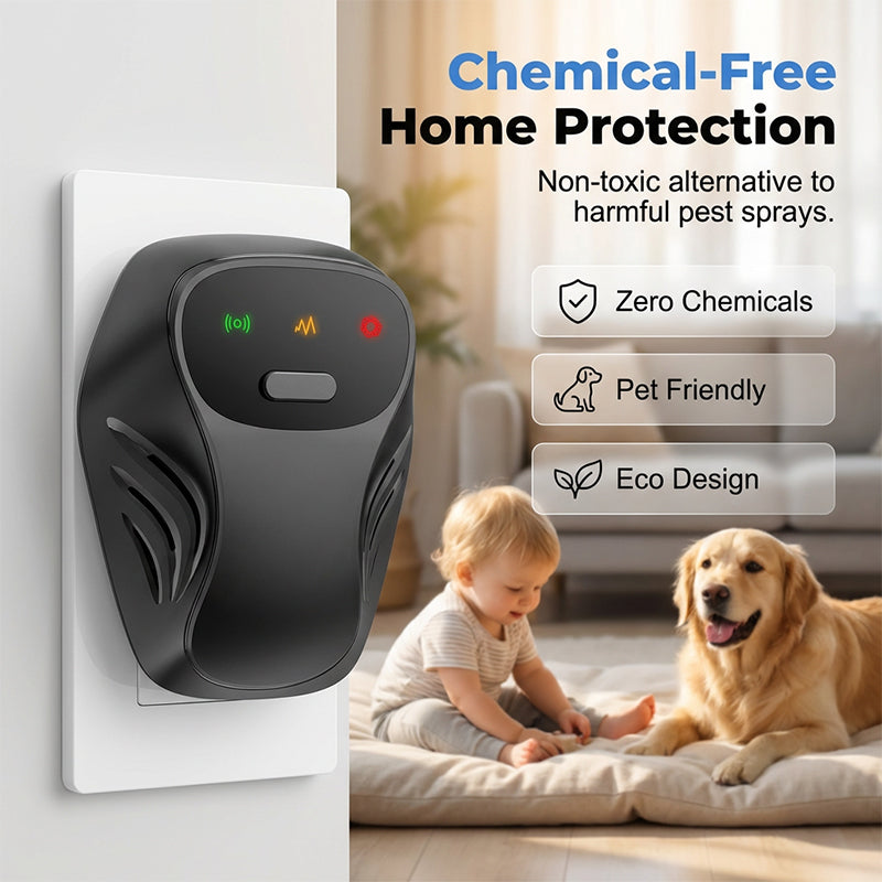 📢📢50% OFF !! ⏰Ultrasonic Pest Repeller with 4 Modes