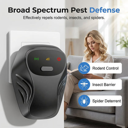 📢📢50% OFF !! ⏰Ultrasonic Pest Repeller with 4 Modes