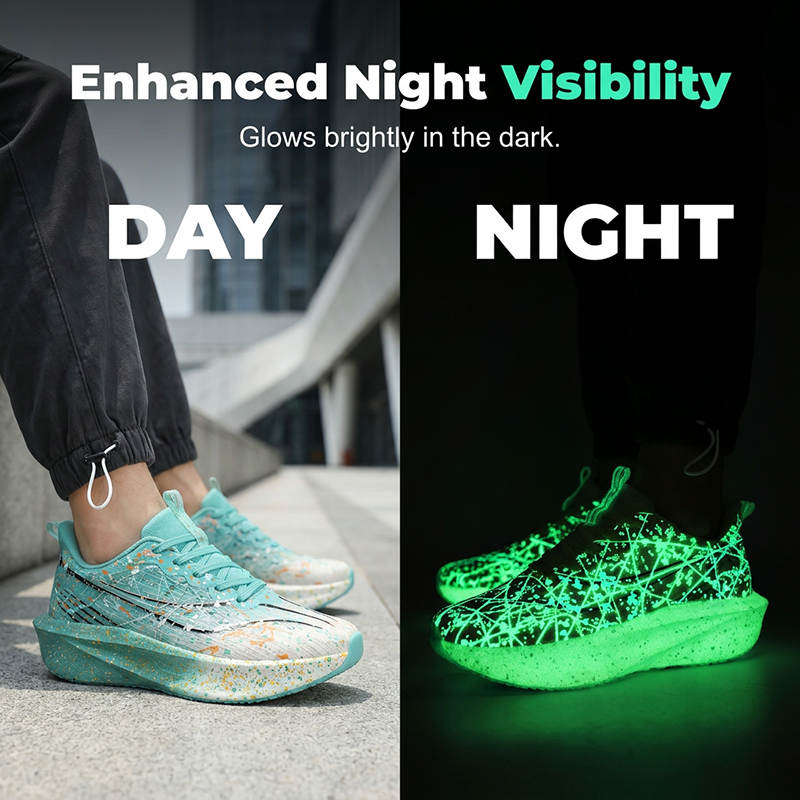📢📢50% OFF !! ⏰Glow-in-the-Dark Splatter Print Casual Sneakers