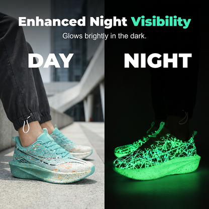 📢📢50% OFF !! ⏰Glow-in-the-Dark Splatter Print Casual Sneakers