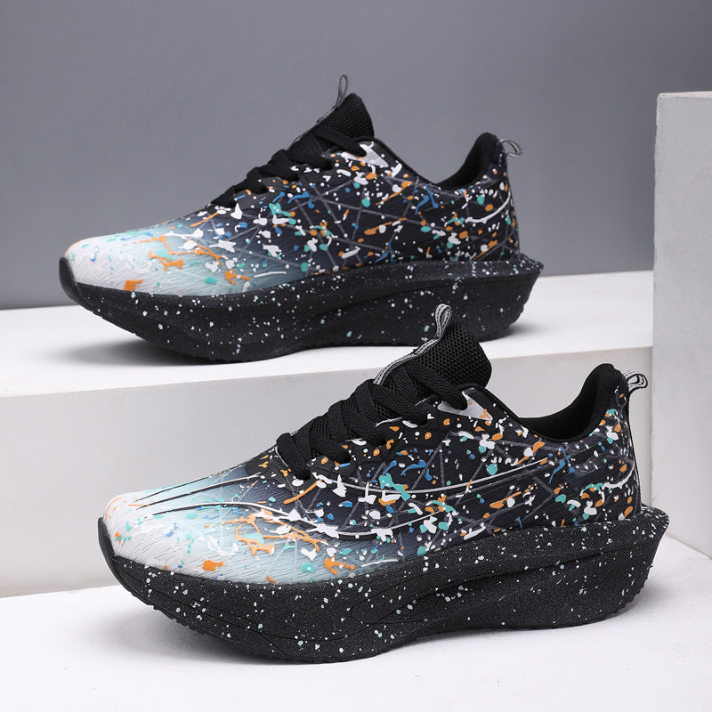 📢📢50% OFF !! ⏰Glow-in-the-Dark Splatter Print Casual Sneakers
