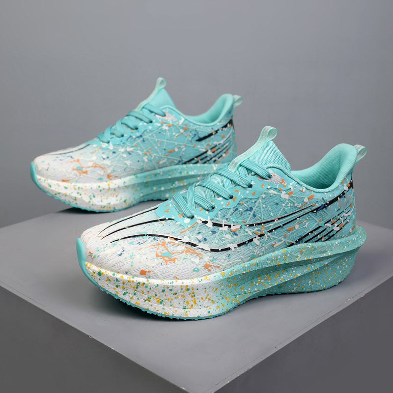 📢📢50% OFF !! ⏰Glow-in-the-Dark Splatter Print Casual Sneakers