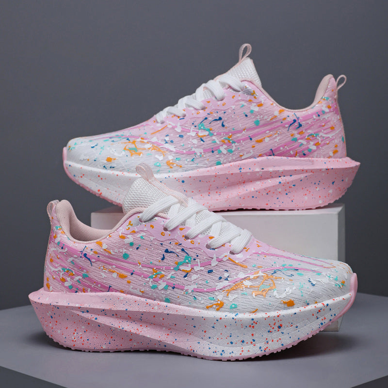 📢📢50% OFF !! ⏰Glow-in-the-Dark Splatter Print Casual Sneakers