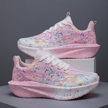 📢📢50% OFF !! ⏰Glow-in-the-Dark Splatter Print Casual Sneakers