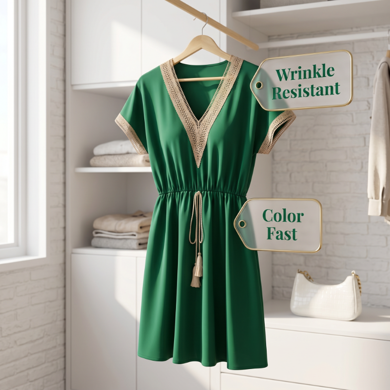 ⌛Limited-Time Offer-Women's Boho Lace V-Neck Dress