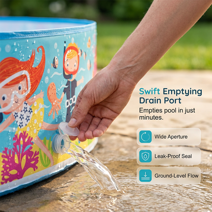 Foldable Kids Backyard Wading Pool