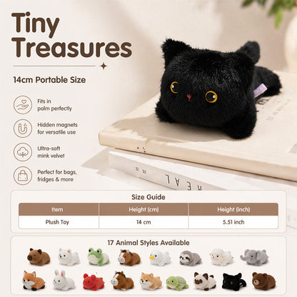 🧸 50% OFF NOW! 🧲 Lovely Plushie Fridge Magnet Doll – Premium Mink Velvet, Hidden Magnet, Perfect for Fridge, Laptop & Bags ✨