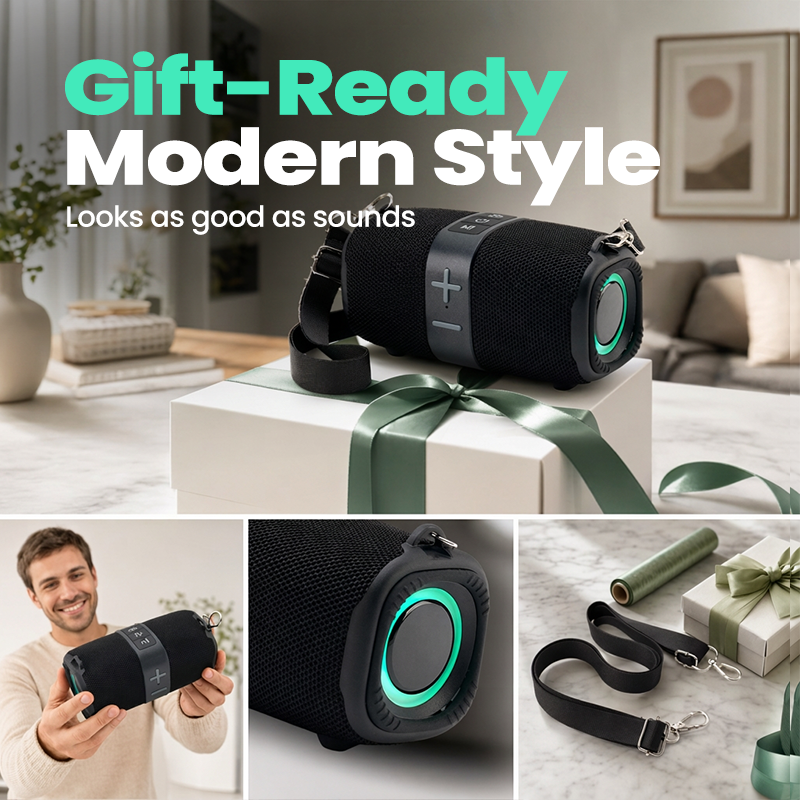 ⌛Limited-Time Offer-Portable Bass Bluetooth Speaker