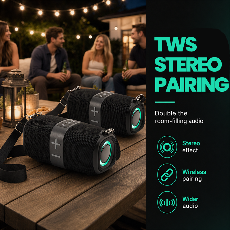 ⌛Limited-Time Offer-Portable Bass Bluetooth Speaker