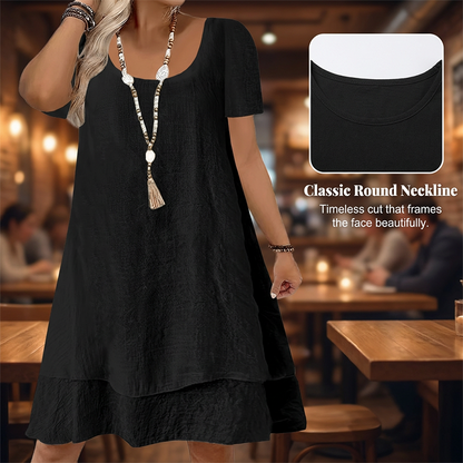 ⌛Limited-Time Offer-Women's Casual Loose Fit Short Sleeve Dress