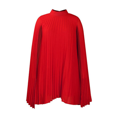 ⌛Limited-Time Offer-Women's Round-Neck Cape Sleeve Mini Dress