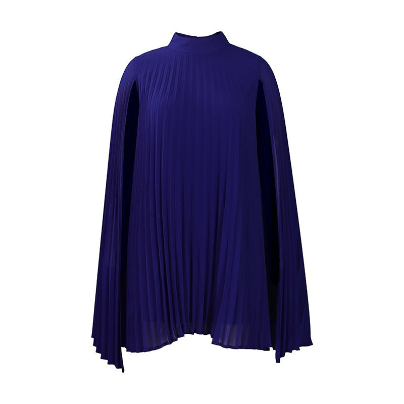 ⌛Limited-Time Offer-Women's Round-Neck Cape Sleeve Mini Dress