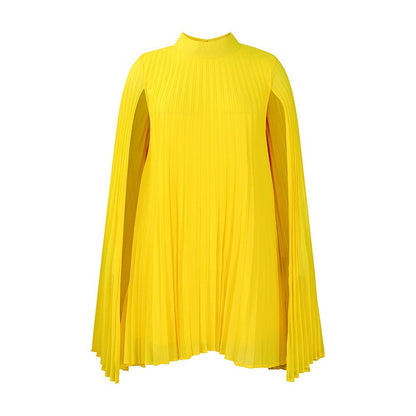 ⌛Limited-Time Offer-Women's Round-Neck Cape Sleeve Mini Dress