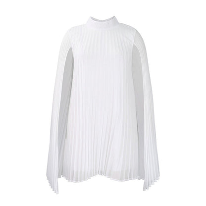 ⌛Limited-Time Offer-Women's Round-Neck Cape Sleeve Mini Dress