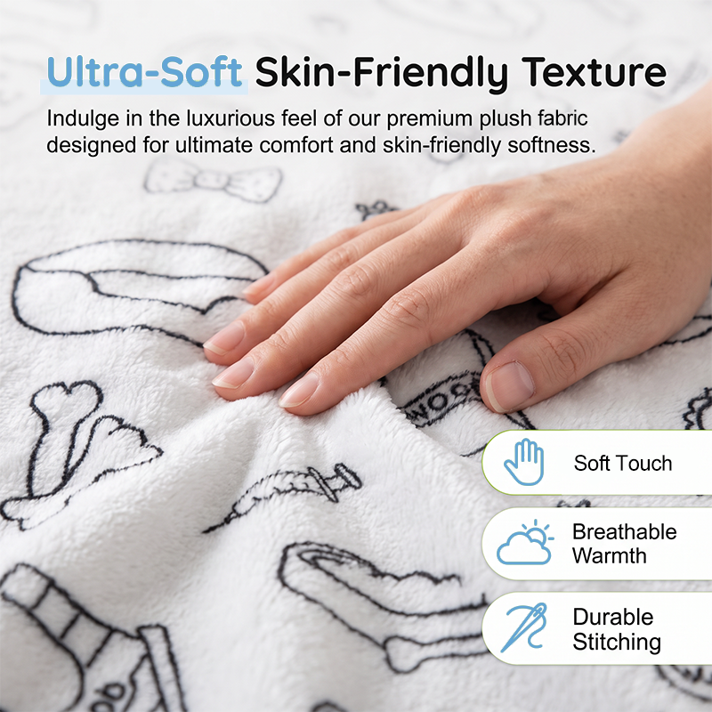 ⌛Limited-Time Offer-Creative Cozy Coloring Blanket Kit