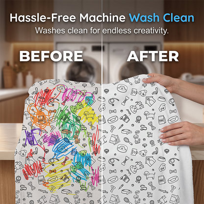 ⌛Limited-Time Offer-Creative Cozy Coloring Blanket Kit