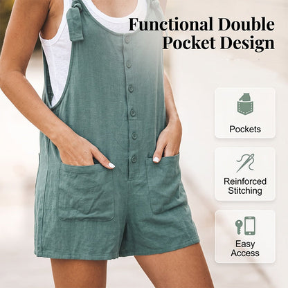 ⌛Limited-Time Offer-Women's Casual Loose Jumpsuit with Pockets