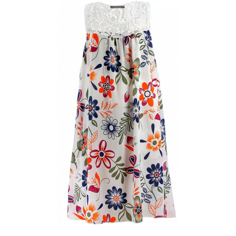 💖Last Day 50% OFF💖💃Stylish women's sleeveless dress with a print