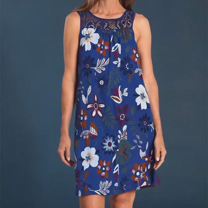 💖Last Day 50% OFF💖💃Stylish women's sleeveless dress with a print