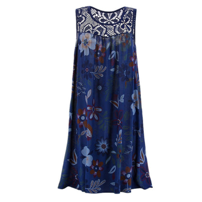 💖Last Day 50% OFF💖💃Stylish women's sleeveless dress with a print