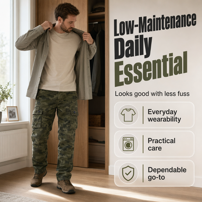 🎉 2026 Sale — Over 62,000 Sold! 👖 Men's Outdoor Straight Leg Cargo Pants – Utility Pockets 🎒