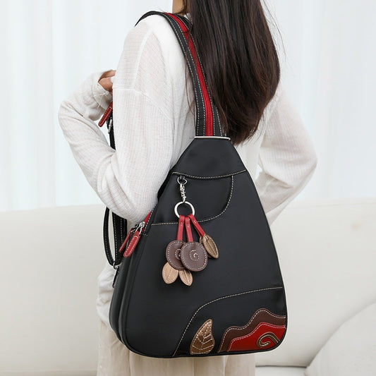 🎒 Women's Stylish Convertible Crossbody Backpack — 3-in-1 Handbag, Shoulder Bag & Backpack