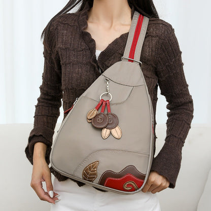 🎒 Women's Stylish Convertible Crossbody Backpack — 3-in-1 Handbag, Shoulder Bag & Backpack