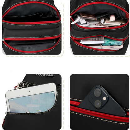 🎒 Women's Stylish Convertible Crossbody Backpack — 3-in-1 Handbag, Shoulder Bag & Backpack