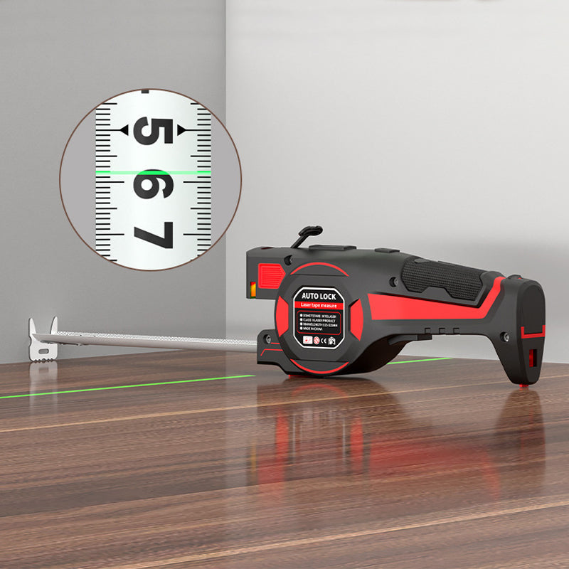 ⌛Limited-Time Offer-2-in-1 Tape Measure with Laser Guide