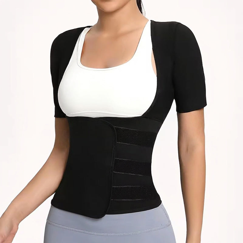 🎉 2026 Sale — Over 25,000 Sold 💞 Thermal Compressive Body Shaper – Fitness Workout Top 🌸