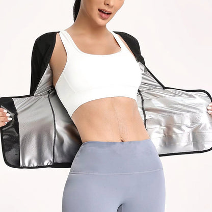 🎉 2026 Sale — Over 25,000 Sold 💞 Thermal Compressive Body Shaper – Fitness Workout Top 🌸