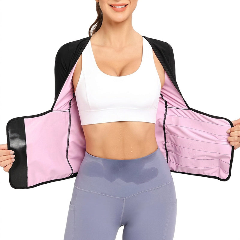 🎉 2026 Sale — Over 25,000 Sold 💞 Thermal Compressive Body Shaper – Fitness Workout Top 🌸