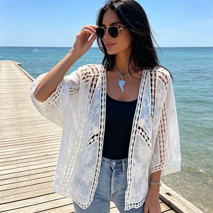⌛Limited-Time Offer-Women’s Hollow-Out Open-Front Cover Up